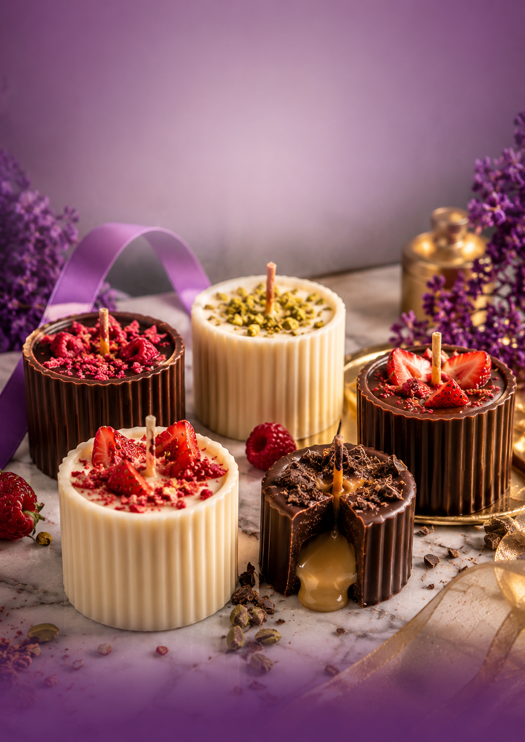 Velas Comestibles — 20 Recetas de Chocolate que Parecen Velas Reales