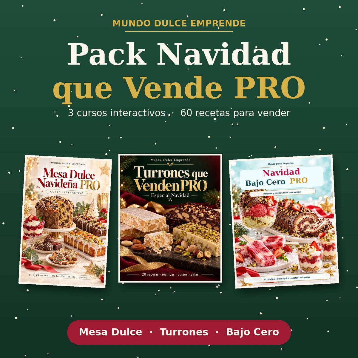 Pack Navidad que Vende PRO — 3 Cursos Interactivos
