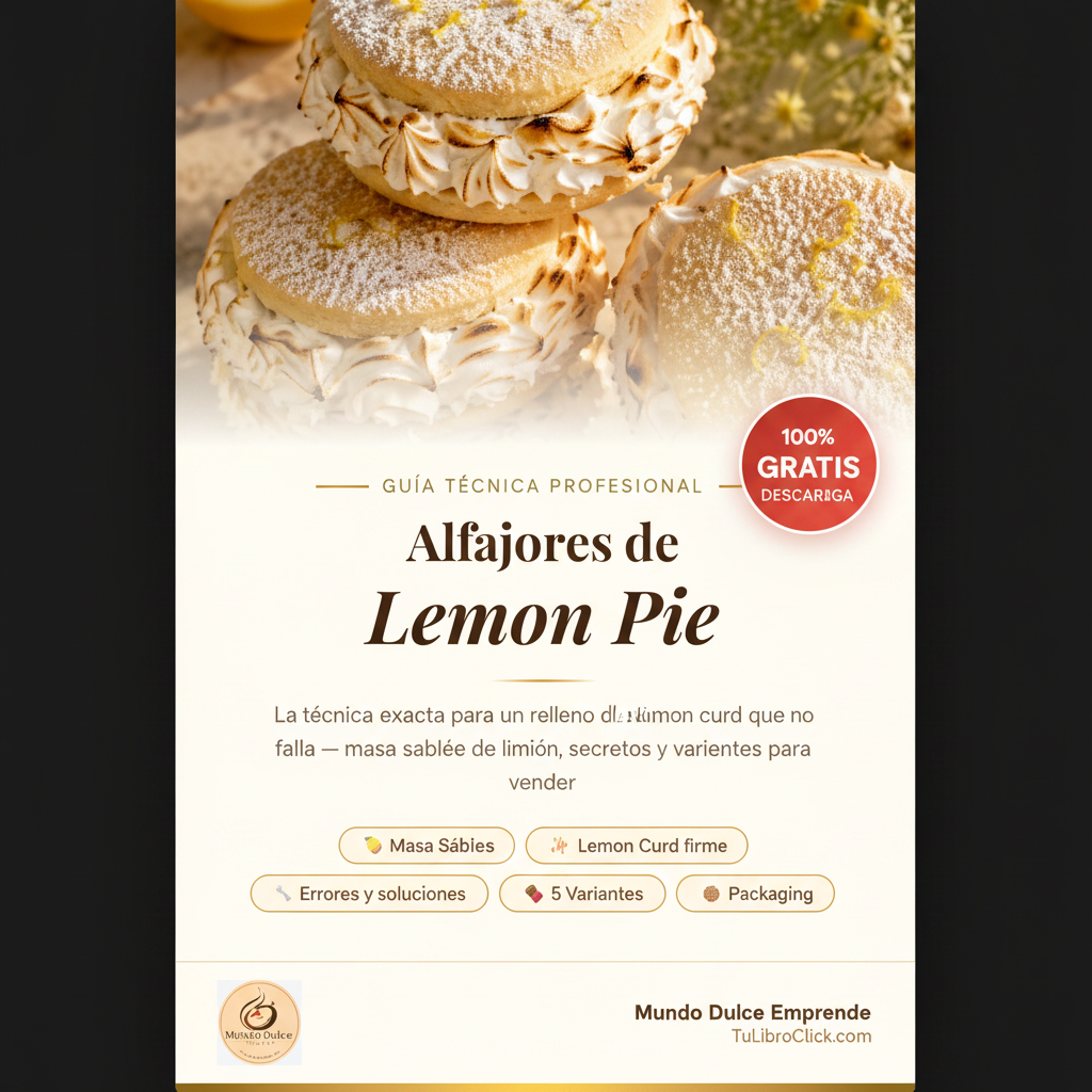 Portada Alfajores de Lemon Pie - Mundo Dulce Emprende