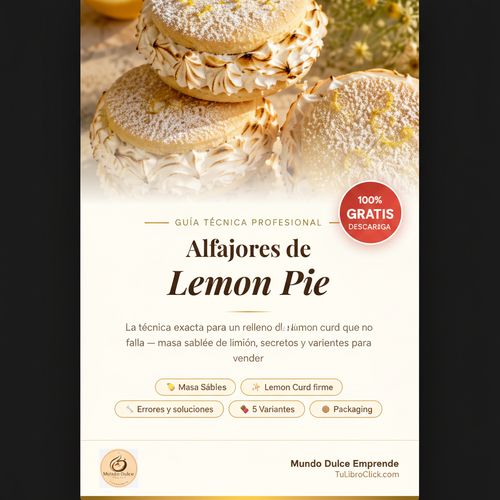 Portada Alfajores de Lemon Pie - Mundo Dulce Emprende